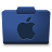 Blue Mac Icon 48x48 png